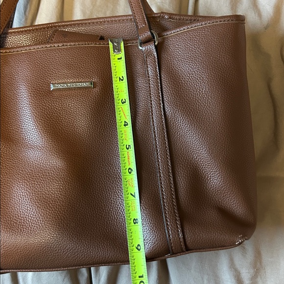 Dana Buchman Brown Faux Leather Tote Bag - Picture 14 of 16
